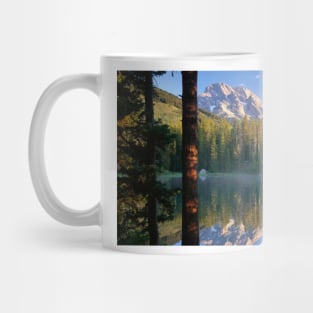 Mt Moran Reflected In String Lake Grand Teton National Park Mug